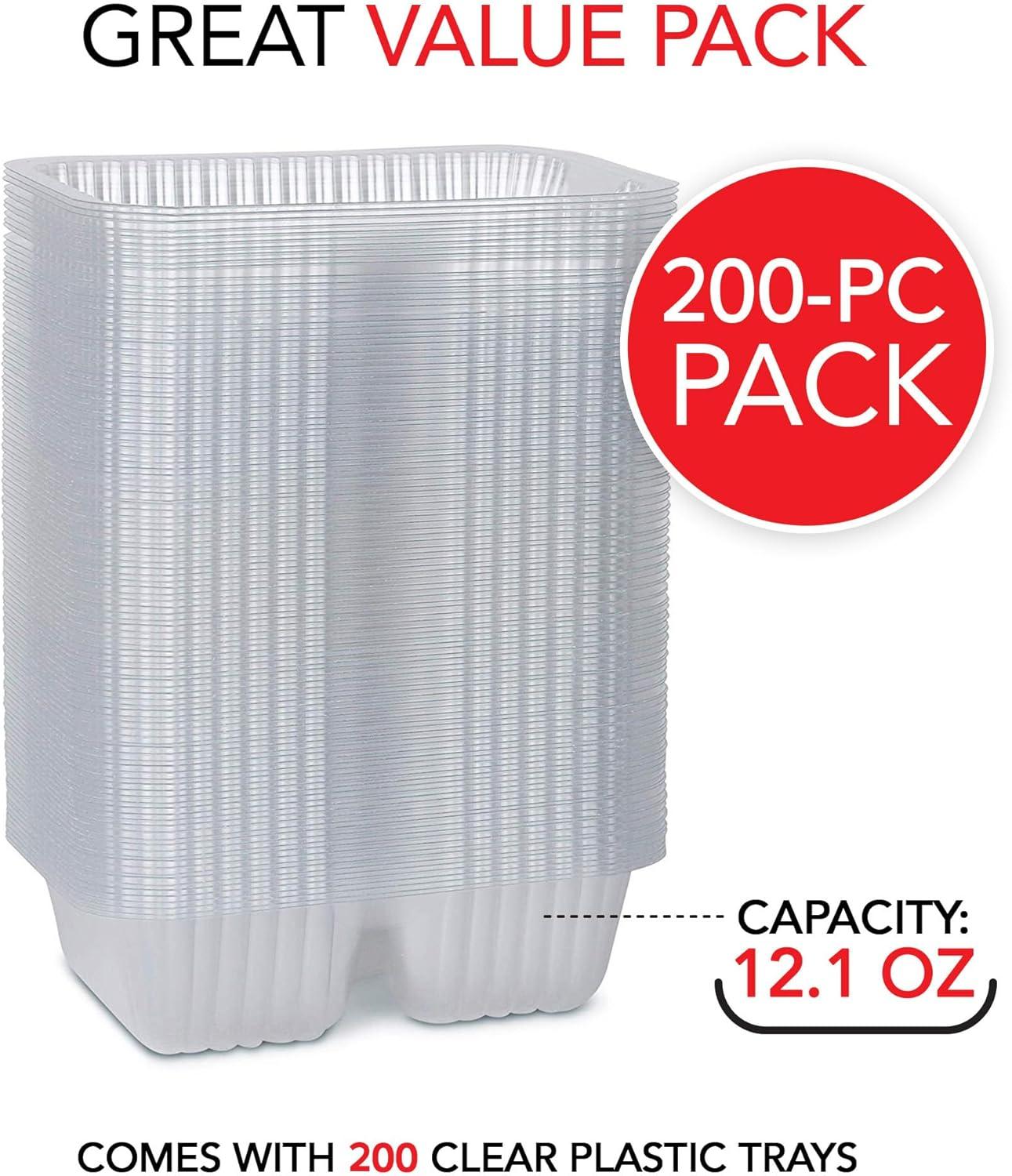 image12oz Plastic Nacho Trays 100 Pack Small Disposable Tray for Nachos amp Cheese Dip Concession Stand Supplies Movie Night Snacks for Kids Carnival Party Decorations Food Boats Snack Containers12 oz