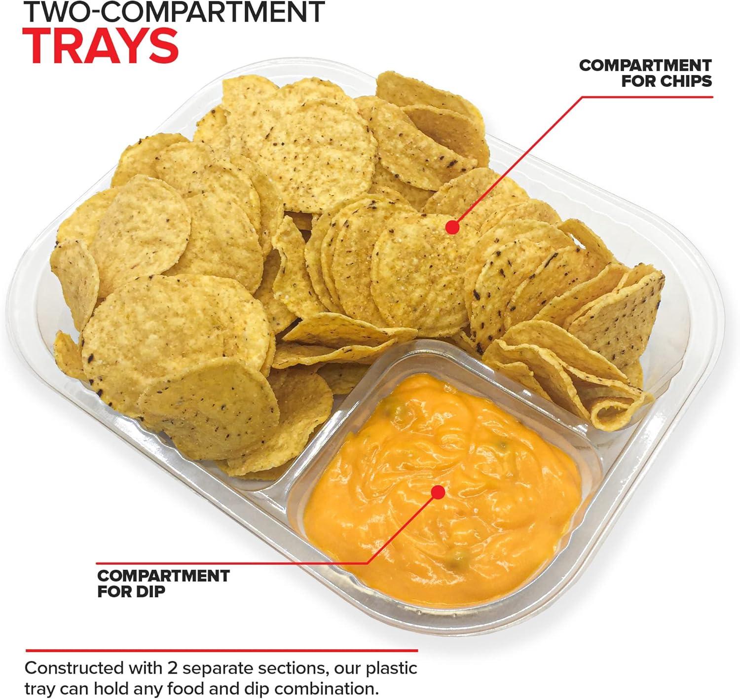 image12oz Plastic Nacho Trays 100 Pack Small Disposable Tray for Nachos amp Cheese Dip Concession Stand Supplies Movie Night Snacks for Kids Carnival Party Decorations Food Boats Snack Containers22 oz