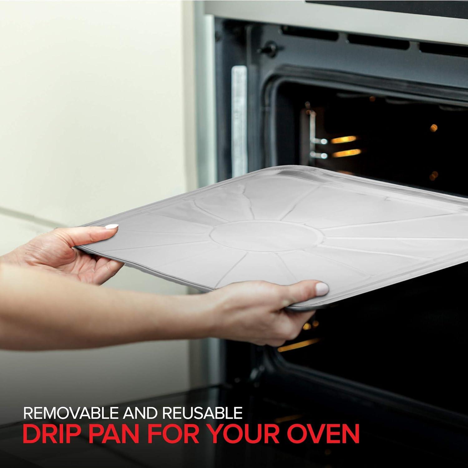imageDisposable Foil Oven Liners 20 Pack Aluminum Foil Oven Liners for Bottom of Electric Oven amp Gas Oven Reusable Oven Drip Pan Tray for Cooking amp Baking Disposable Baking Mats Stock Your Home5 Count