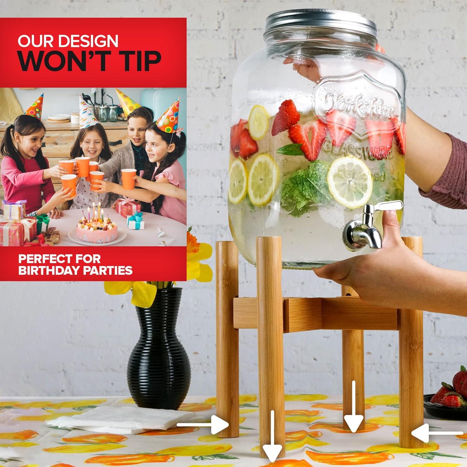 imageModern Innovations Adjustable Water Dispenser Stand for 5 Gallon Bottle 810 Inch Fit Beverage Jug or Stainless Steel Drink Dispenser Stand Only for Juice Iced Tea Lemonade Parties Catering