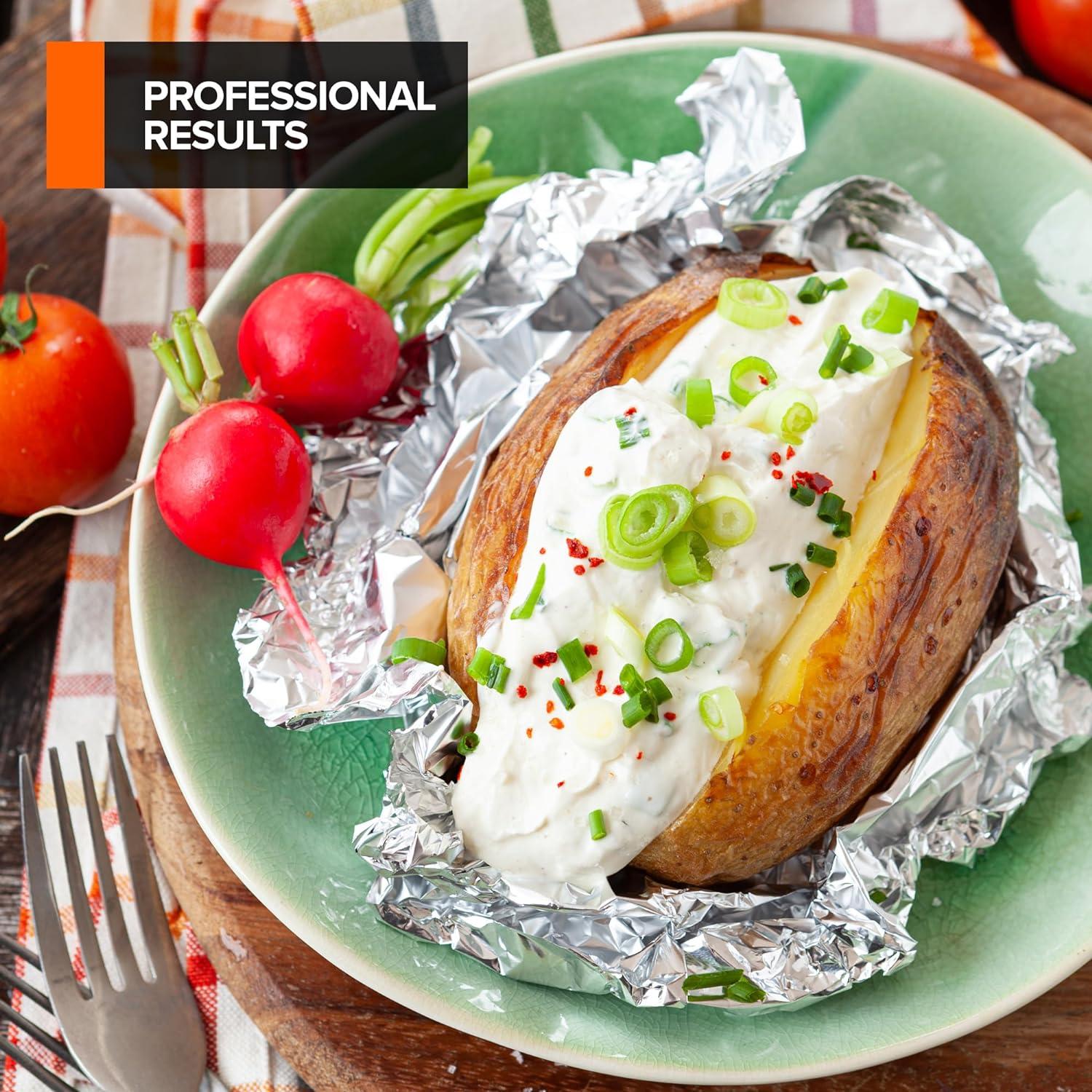 imagePreCut Deli Aluminum Foil Sheets 500 Count 15 ExtraWide HeavyDuty PopUp Sheets for Restaurant Use Disposable Tin Foil for Burritos Hot Dogs amp Sandwiches9 Inch