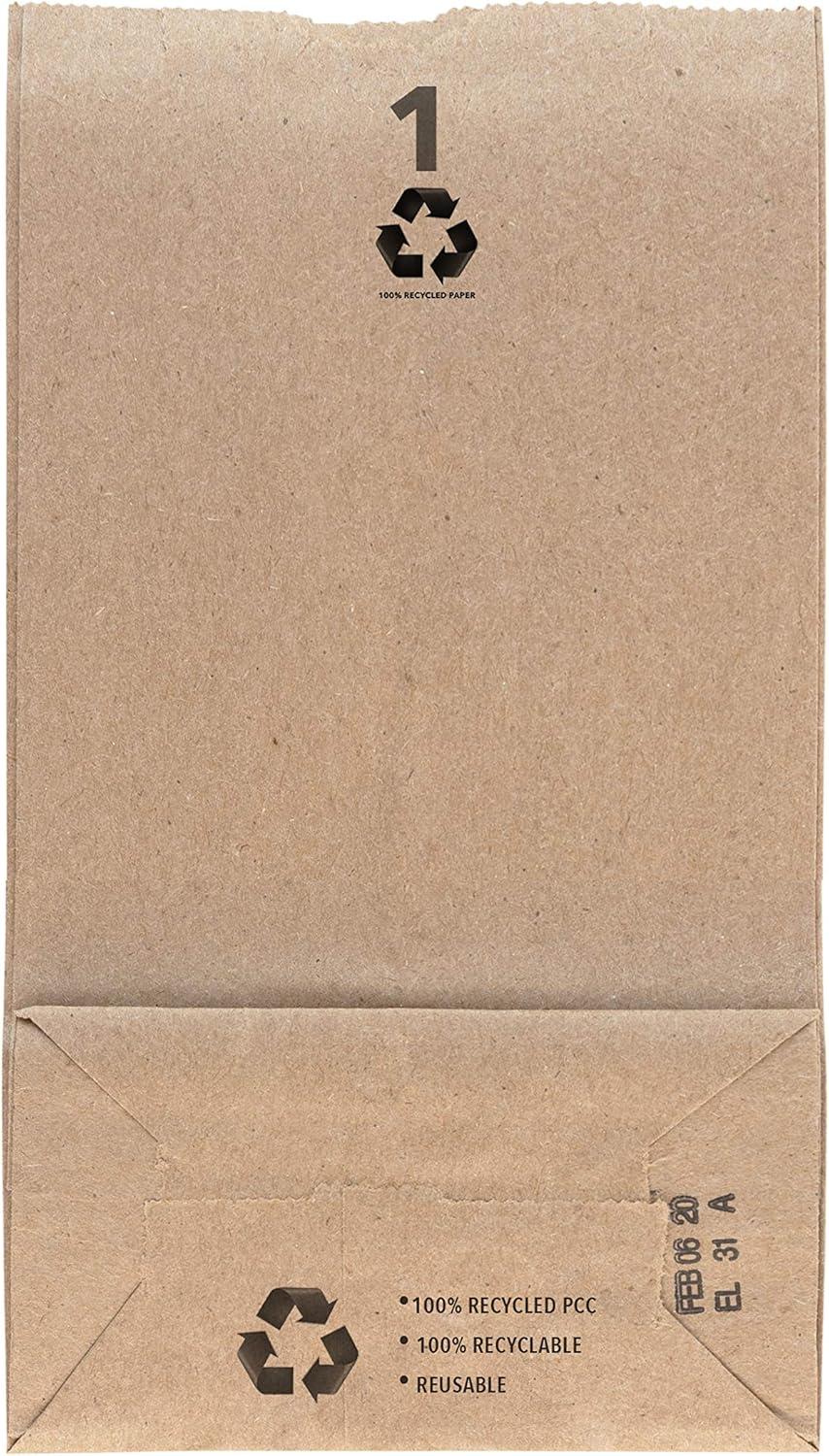 imageStock Your Home 2 Lb Kraft Small Brown Paper Bags 250 Count Mini Size Bag for Packing Breakfast Food Snack or Lunch Items Blank Bulk Pack Disposable Sack for Arts amp Crafts Projects1 lb