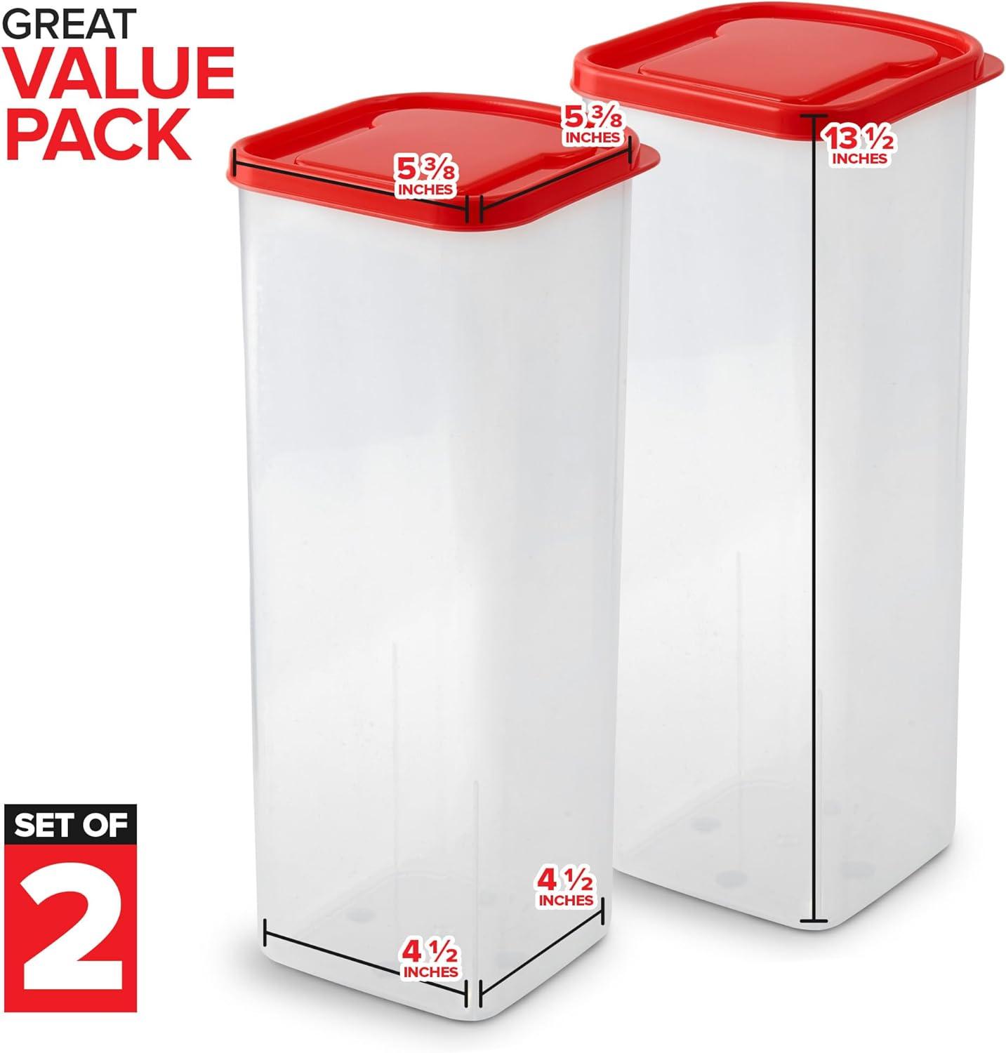 imageStock Your Home Bread Container 2 Pack Bread Loaf Keeper Fresh Bread Storage Container Clear Bread Saver Bread Holder Bread Bin for Bun Bagel and Bread Loaf Plastic Bread Box White amp BrownRed