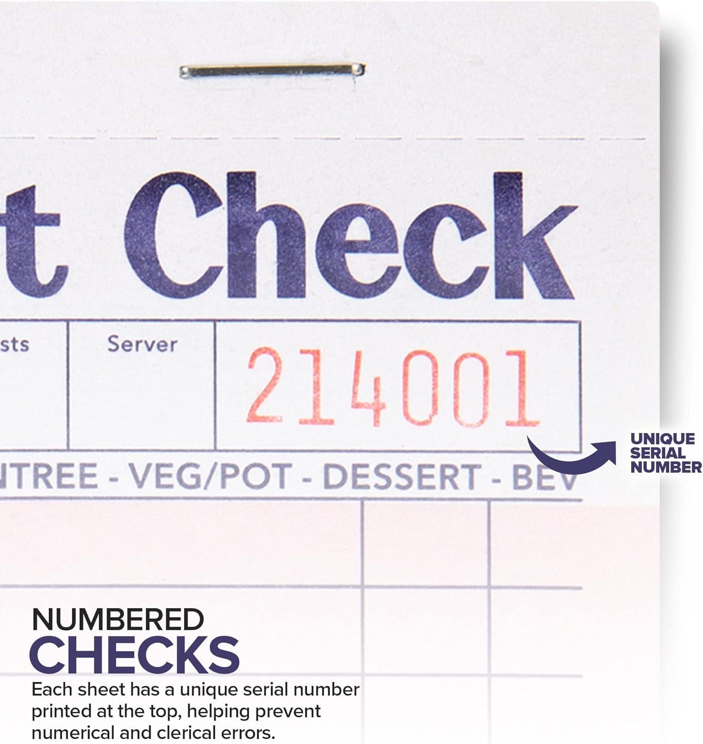 imageStock Your Home Pink Guest Check Books for Servers 20 Pack Server Note Pads Waiter Checkbook Food Receipt Book Restaurant Order Pad Paper Checks Waitress Accessories 1000 Total TicketsPink