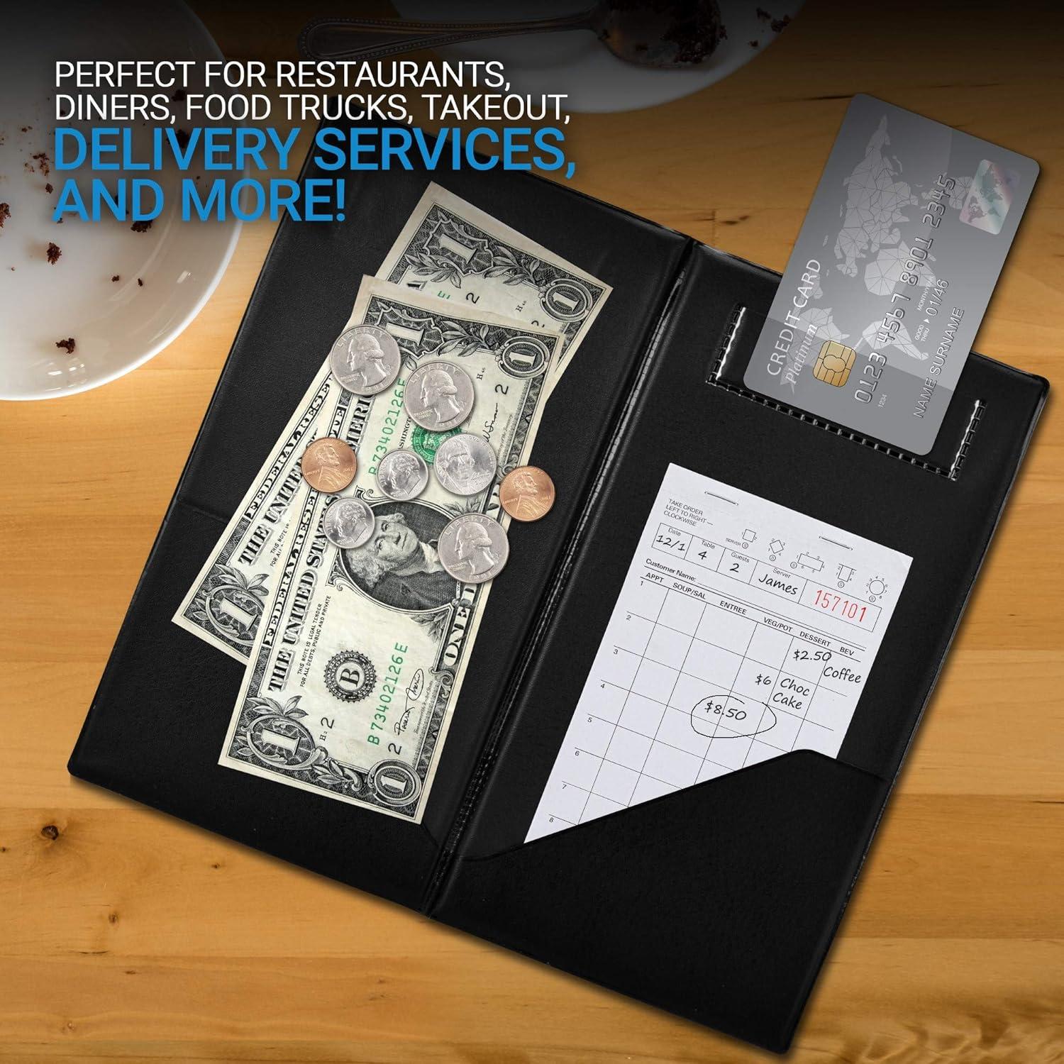 imageStock Your Home White Guest Check Pads 100 Count 1 Part Guest Check Pads Server Notepads and Waitress Order Pads Check Pads for Diners Restaurants Food Trucks Takeout and Delivery Services