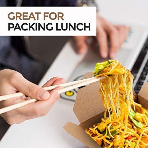 imageTake Out Food Containers Microwaveable Kraft Brown Take Out Boxes 45 oz 50 Pack Leak and Grease Resistant Food Containers Recyclable Lunch Box To Go Containers for Restaurant Catering and PartyFifty Pack 30 Oz