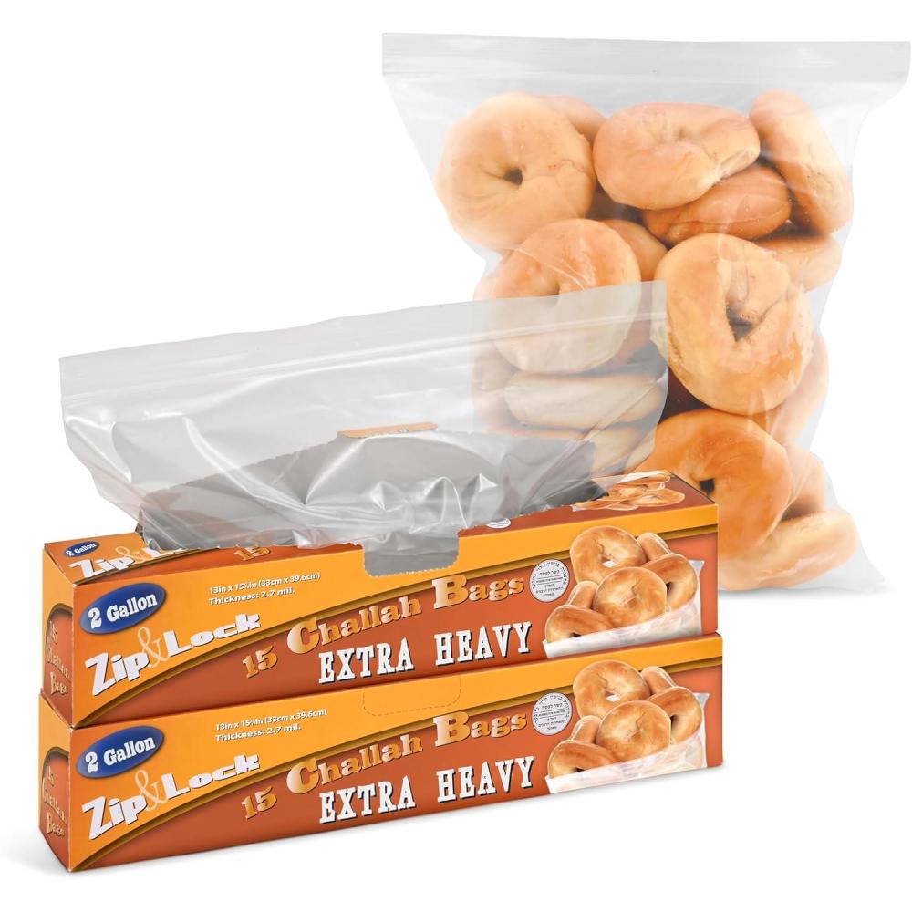 image30 Count 2 Gallon Freezer Bags Zipper Plastic Storage Bags for Freezing Food Extra Large Freezer Bags 2 Gallon Bulk Pack with Easy Dispensing Box Resealable Clear Two Gallon Storage Bags