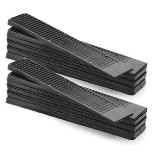 Composite Shims (24 Pack) – Hard Composite Shims for Home Improvement – Never Rot Shims for Leveling – Restaurant Table Shims – Table Wedges – Toilet Shims – DIY Furniture Levelers – Stock Your Home(12)
