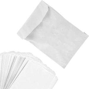 Paper Sandwich Bags Bulk Wax Paper (200 Pack) 7″ x 6″ x 1″ Wet Wax Paper – Food Grade Grease Resistant Wax – White Glassine Bags – Paper Bags for Bakery Cookies, Candy, Snacks, French Fries
