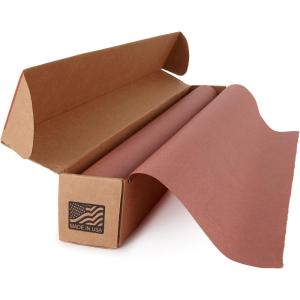 Pink Butcher Paper Roll with Dispenser Box, 120′ Foot Peach Colored Paper for Smoking & Freezing Brisket, Ribs, BBQ