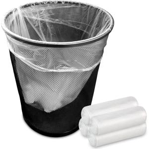 Stock Your Home 4 Gallon Unscented Small Garbage Bags, 200 Count, 12.7 Micron Thickness, Leak Proof Star Seal, Open Top Box for Easy Dispensing, Versatile Usage, Great Value Pack