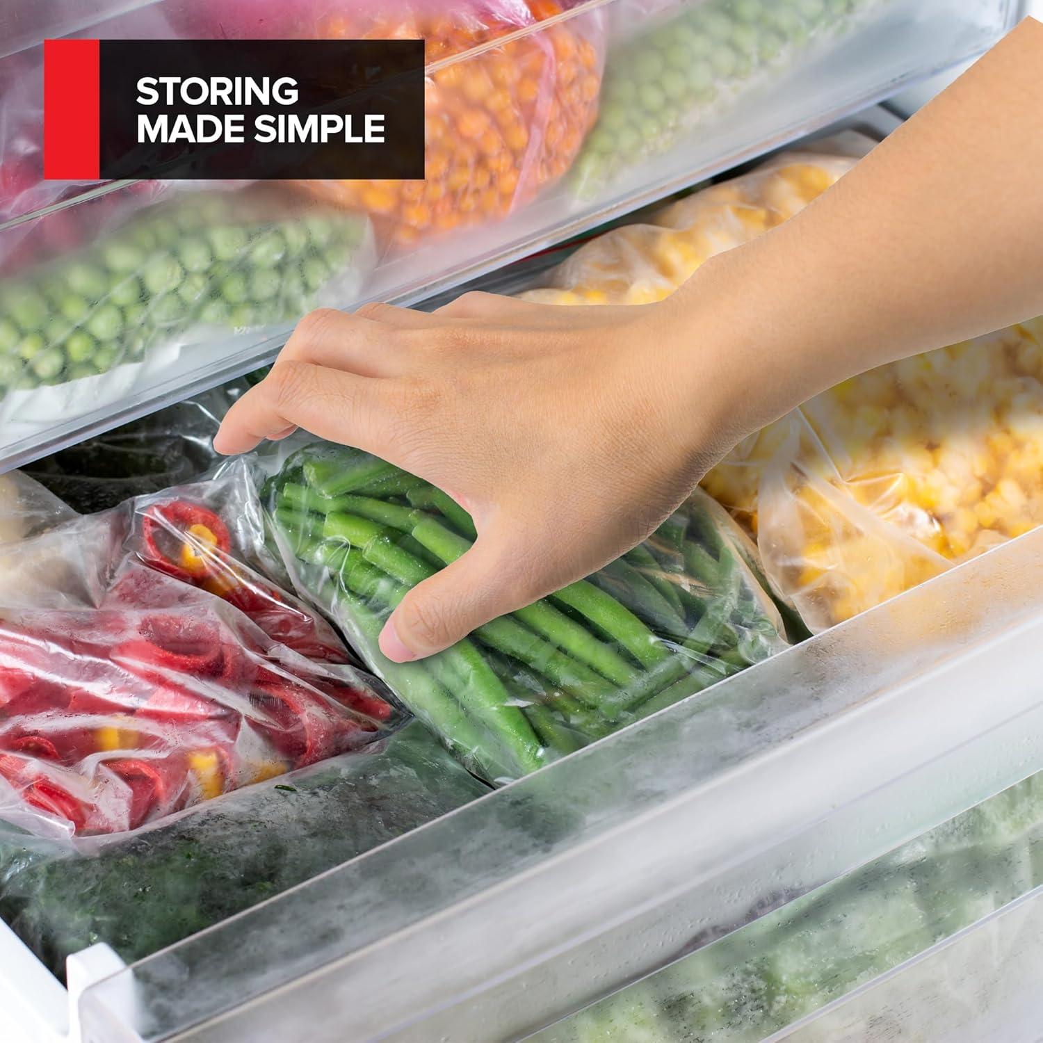 imageClear Fold Top Sandwich Bags 800 Count Bulk Disposable Plastic Sandwich Bags with Fold and Close Design for Every Day Use Fold Over Bags for Chefs Restaurants or Caterers Stock Your Home1 Gallon Bags