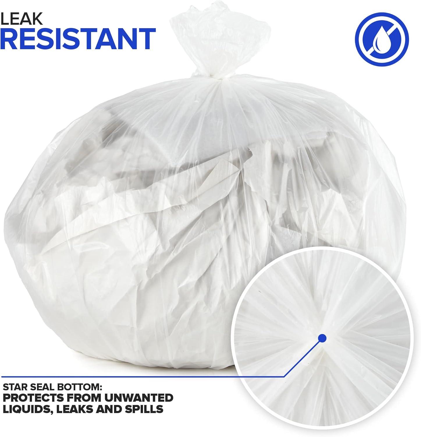 imageStock Your Home 2 Gallon Unscented Small Garbage Bags 100 Count Leakproof Versatile Usage GrabnGo200 Pack