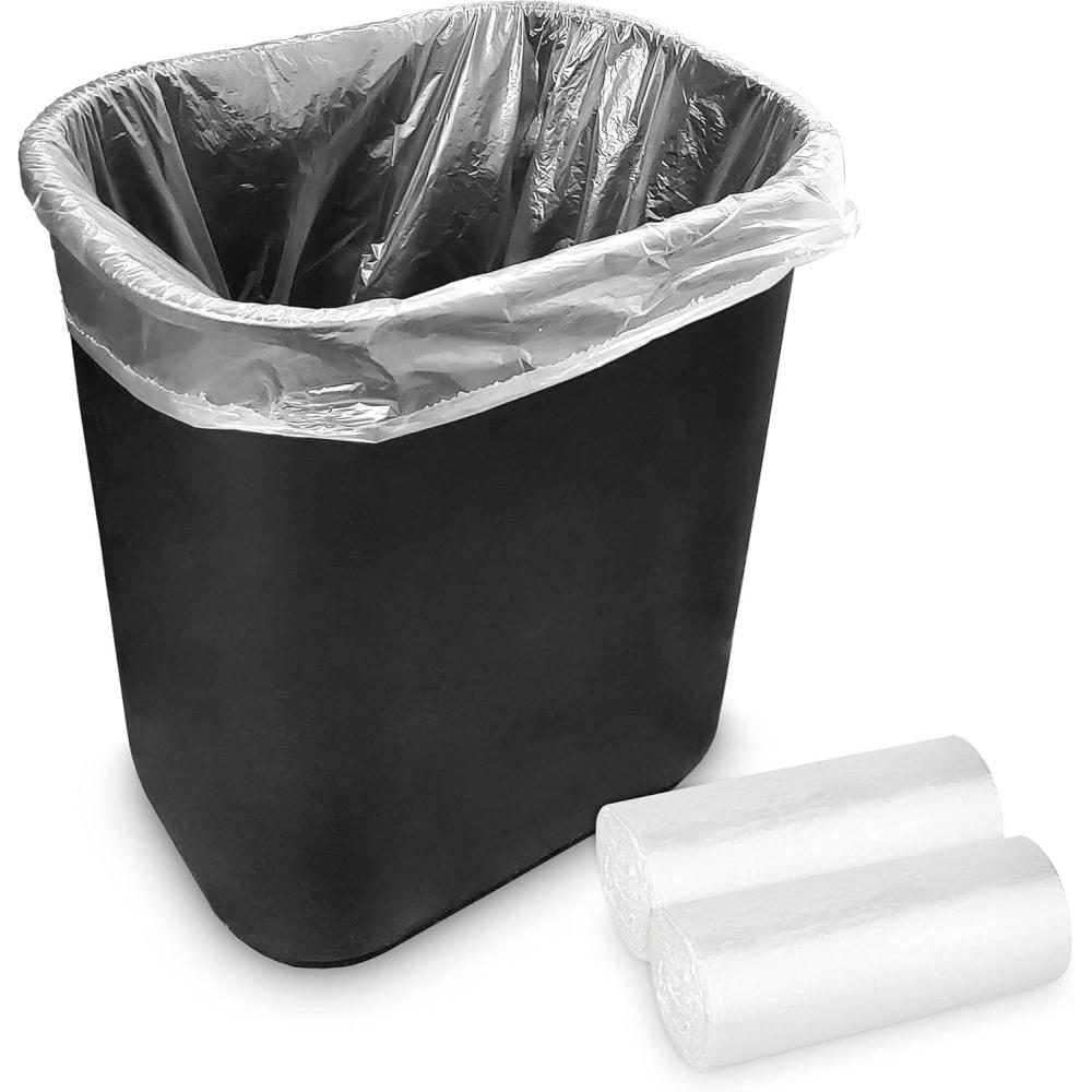 imageStock Your Home 2 Gallon Unscented Small Garbage Bags 100 Count Leakproof Versatile Usage GrabnGo100 Pack