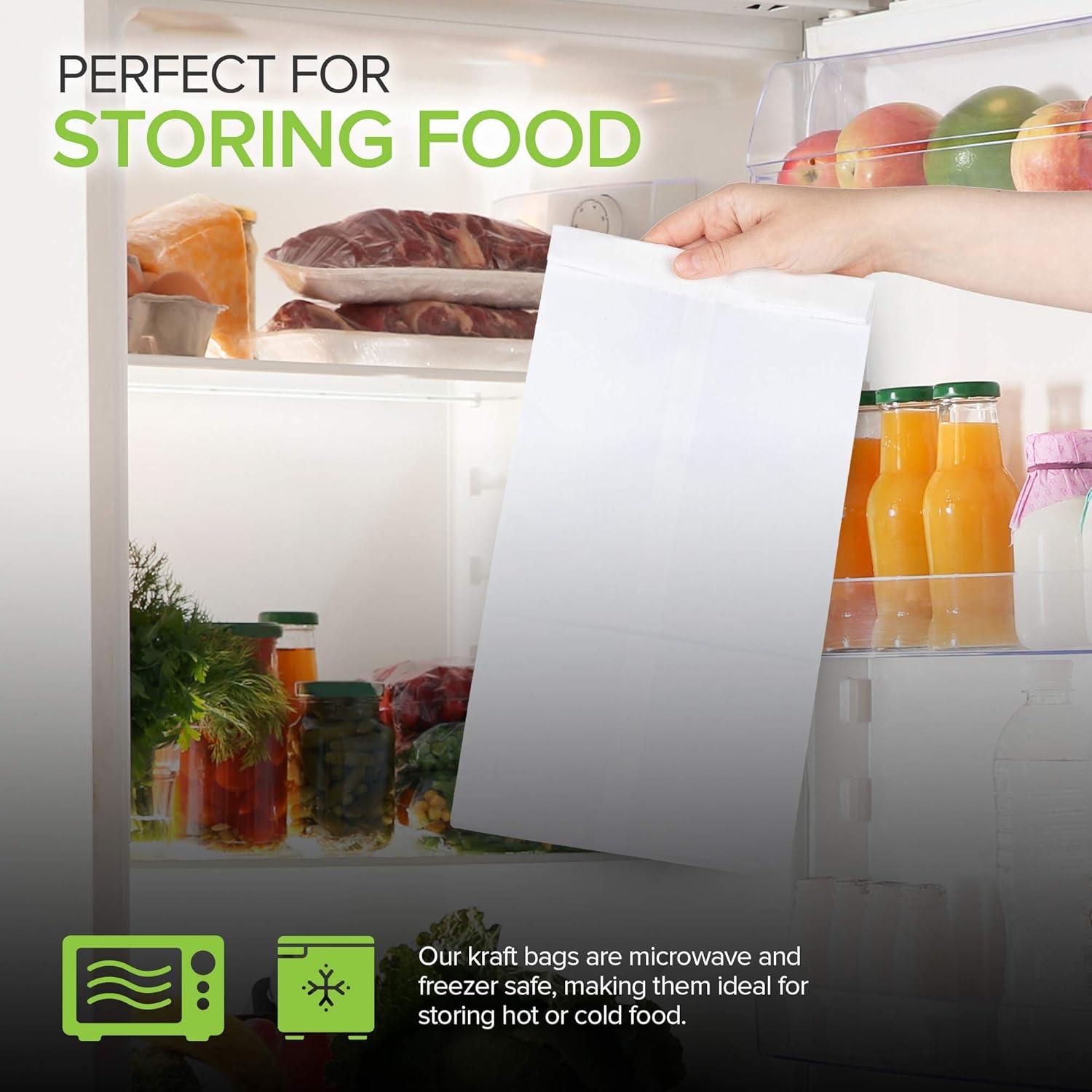 imageStock Your Home 12 Lb Lunch Bags 100 Count Eco Friendly Bags for Packing Lunch amp Snacks Blank Bags for Arts amp Crafts Projects12 lb 100 Count