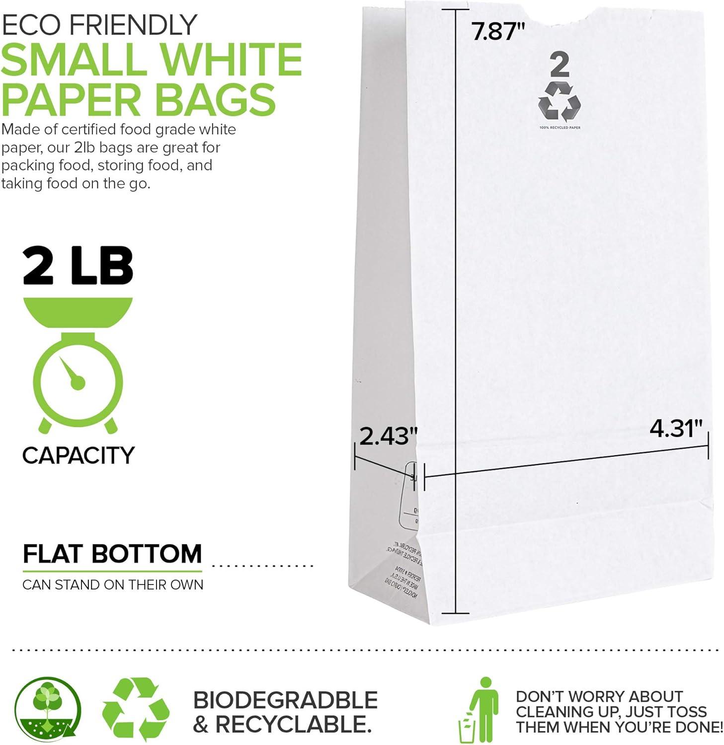 imageStock Your Home 12 Lb Lunch Bags 100 Count Eco Friendly Bags for Packing Lunch amp Snacks Blank Bags for Arts amp Crafts Projects2 lb 250 Count