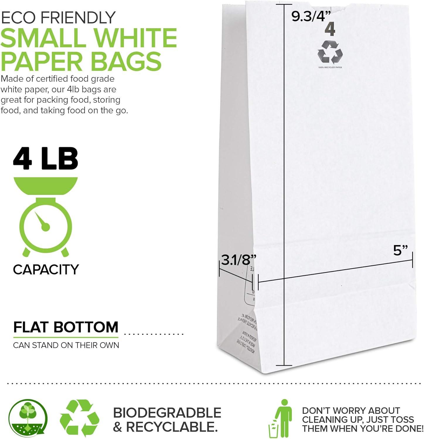 imageStock Your Home 12 Lb Lunch Bags 100 Count Eco Friendly Bags for Packing Lunch amp Snacks Blank Bags for Arts amp Crafts Projects4 lb 500 Count