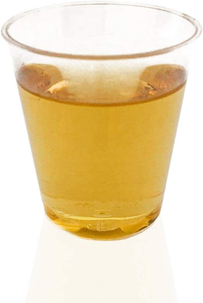 image1000 Plastic Shot Glasses 15 Oz Disposable Cups 15 Ounce Shot Glasses Ideal for Whiskey Wine Tasting Food Sampling and Sauce Dipping at Catered Events Parties and Weddings Clear1000 Pack