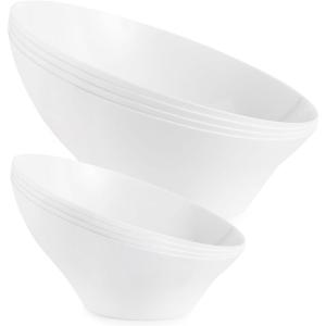 Multi-Pack Clear Plastic Serving Bowls (6 Pack) 3 x 54oz Large Disposable Candy Dishes, 3 x 20oz Buffet Containers, Chips, Popcorn, Snacks, Punch, Salad Bar, Parties, Bridal Shower, Party Supplies(Small & Medium)