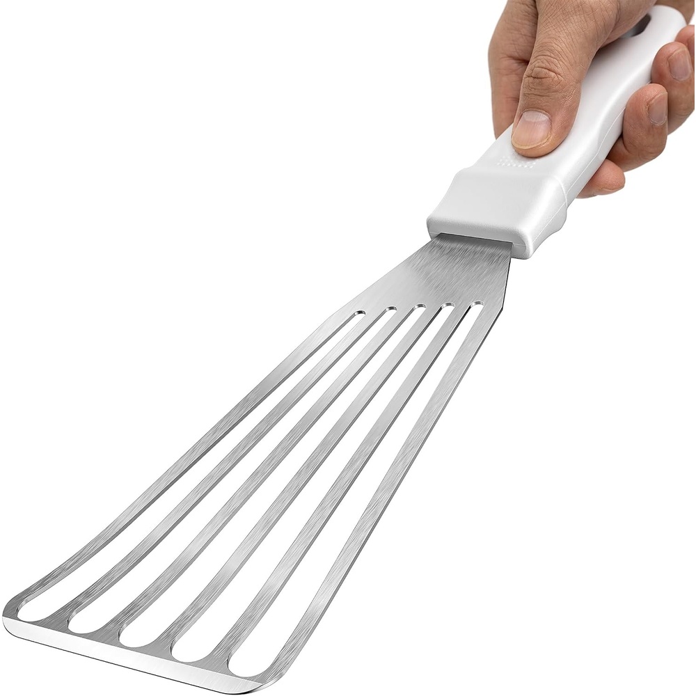 image:imageStock Your Home Fish Spatula 12 Inch Stainless Steel Slotted Spatula
