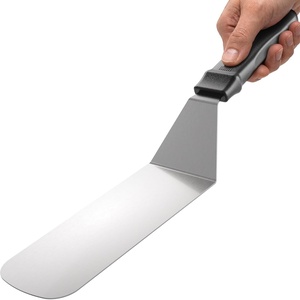 Stock Your Home Griddle Spatula, 8″ x 3″ Blade Stainless Steel Long Spatula