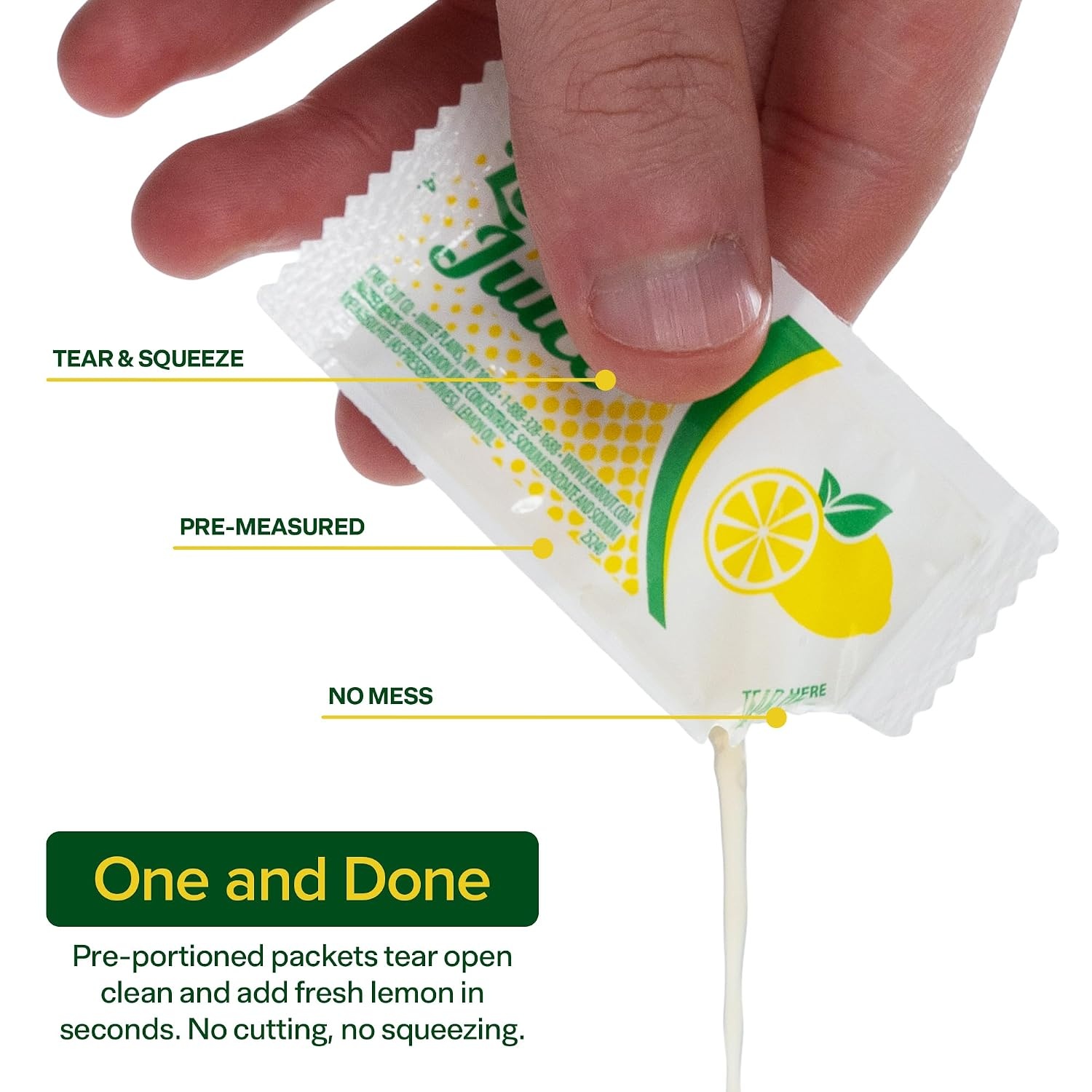 image:imageStock Your Home Lemon Juice Packets 200 Count 100 Lemon Juice