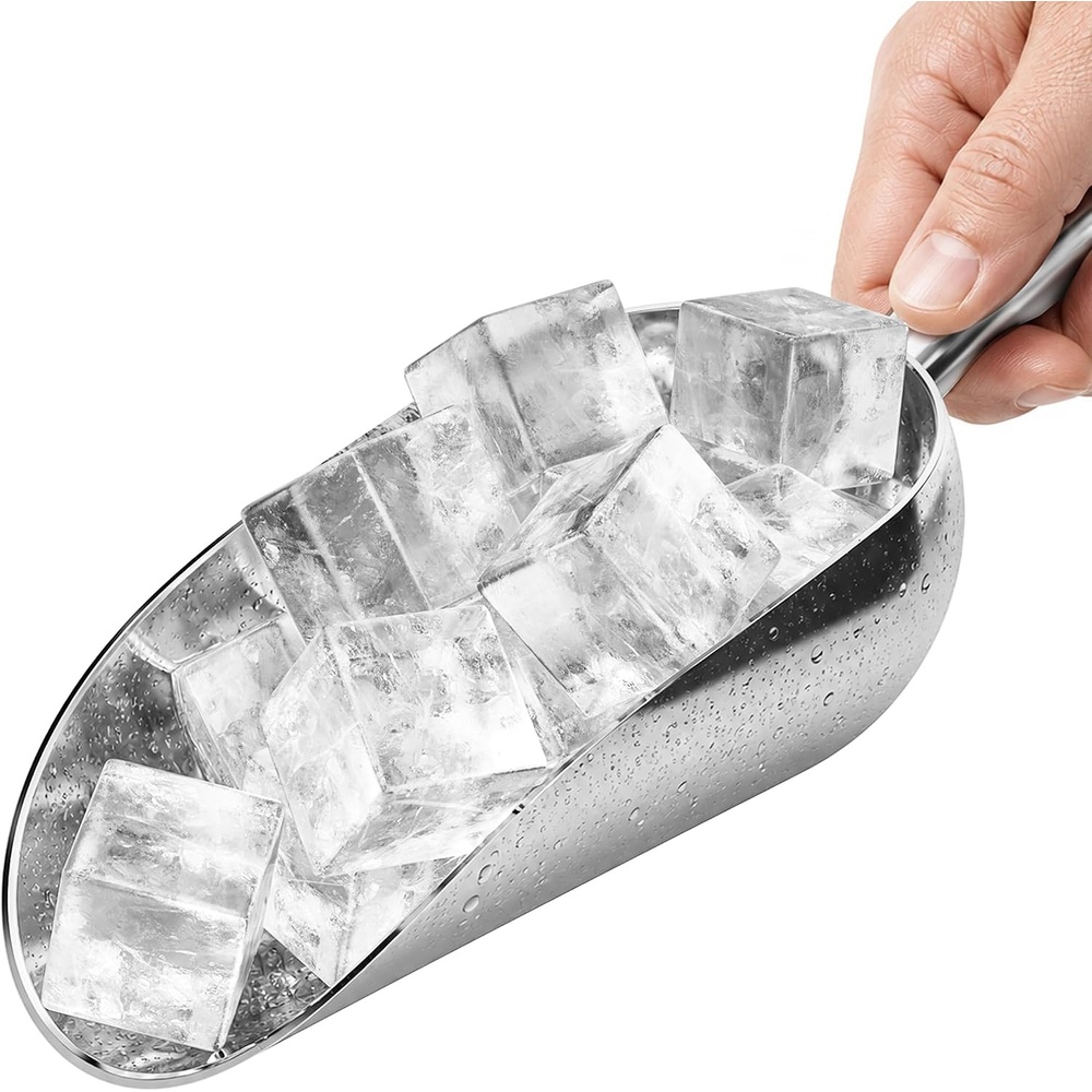 image:imageStock Your Home 85 oz Metal Ice Scoop Large Ice Scoop Hand Wash Only12 oz