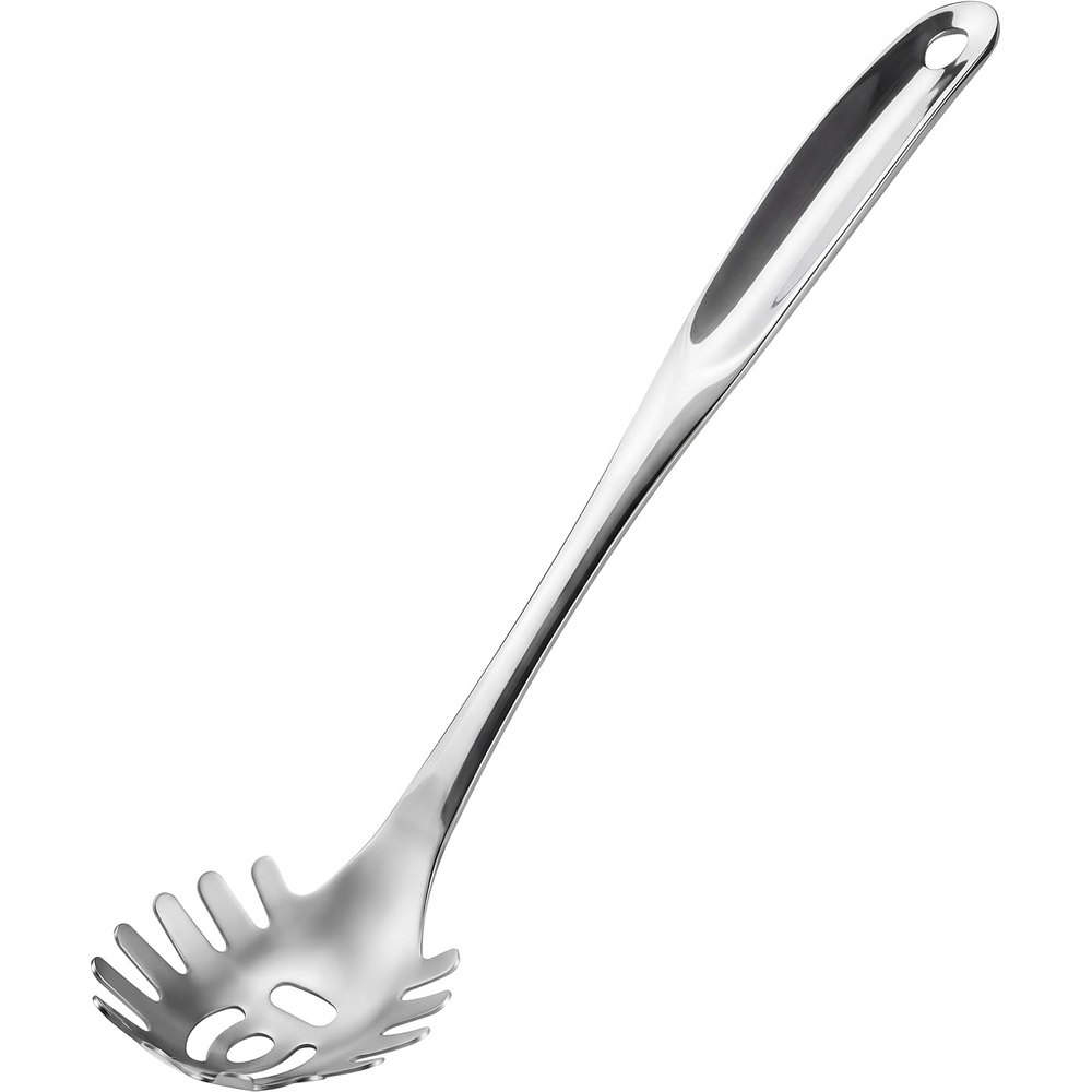 image:imageStock Your Home Pasta Fork 13 Inch Stainless Steel Pasta Spoon Slotted